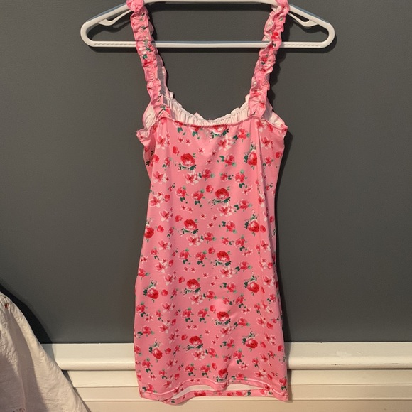 PINK BODY CON DRESS - Picture 2 of 2